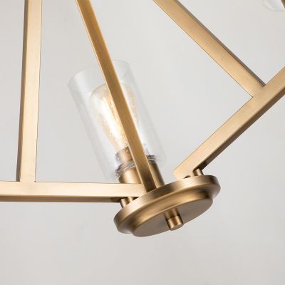 Elstead Lighting Deryn lampa wisząca 3x60 W mosiądz KL-DERYN3-NBR