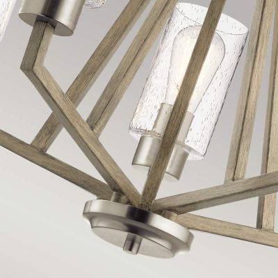 Elstead Lighting Deryn lampa wisząca 5x60 W szary/popielaty KL-DERYN5-DAG