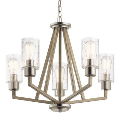 Elstead Lighting Deryn lampa wisząca 5x60 W szary/popielaty KL-DERYN5-DAG