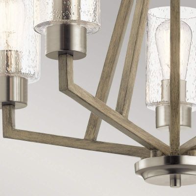 Elstead Lighting Deryn lampa wisząca 5x60 W szary/popielaty KL-DERYN5-DAG