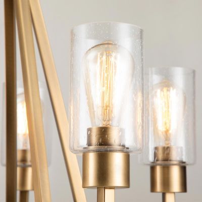Elstead Lighting Deryn lampa wisząca 5x60 W mosiądz KL-DERYN5-NBR