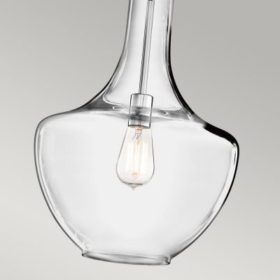 Elstead Lighting Everly lampa wisząca 1x60 W chrom KL-EVERLY-P-M-CH