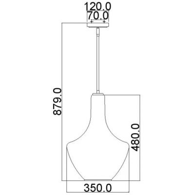Elstead Lighting Everly lampa wisząca 1x60 W chrom KL-EVERLY-P-M-CH