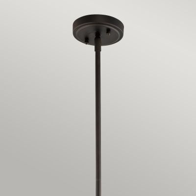 Elstead Lighting Everly lampa wisząca 1x60 W brązowa KL-EVERLY-P-S-OZ