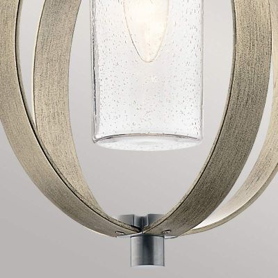 Elstead Lighting Grand Bank lampa wisząca zewnętrzna 1x60 W szara KL-GRAND-BANK-P-DAG
