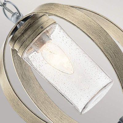Elstead Lighting Grand Bank lampa wisząca zewnętrzna 1x60 W szara KL-GRAND-BANK-P-DAG