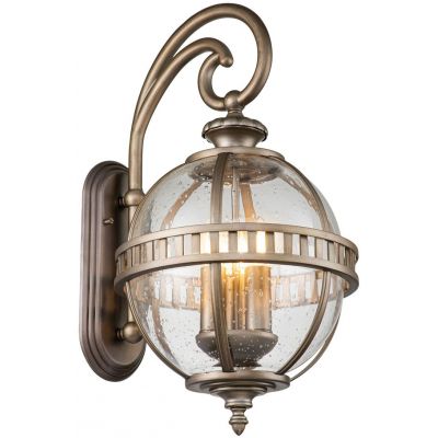 Elstead Lighting Halleron kinkiet zewnętrzny 3x40 W oksydowany brąz KL-HALLERON-2M-BU