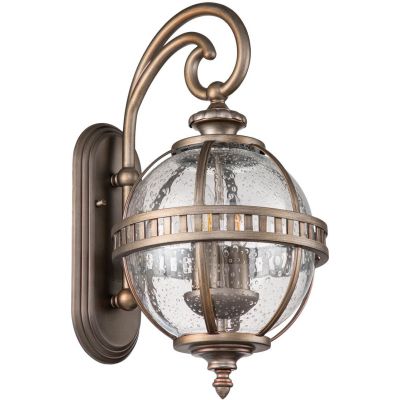 Elstead Lighting Halleron kinkiet zewnętrzny 2x40 W oksydowany brąz KL-HALLERON-2S-BU