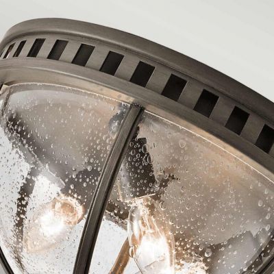 Elstead Lighting Halleron plafon zewnętrzny 3x40 W szara-brązowa KL-HALLERON-F