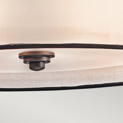 Elstead Lighting Lacey lampa wisząca 4x40 W brązowa-kremowa KL-LACEY-P-L-MB