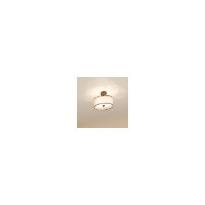 Elstead Lighting Lacey lampa podsufitowa 3x40 W brązowa-kremowa KL-LACEY-SF-MB