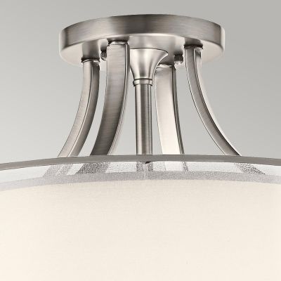 Elstead Lighting Lacey lampa podsufitowa 4x40 W antyczny pewter/biała KL-LACEY-SFM-AP
