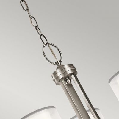 Elstead Lighting Lacey lampa wisząca 9x40 W antyczny pewter/biała KL-LACEY9-AP