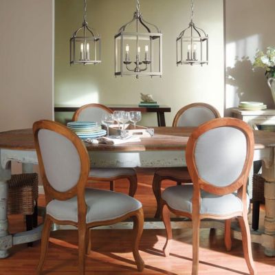 Elstead Lighting Larkin lampa wisząca 3x60 W szczotkowany nikiel KL-LARKIN-P-M-NI