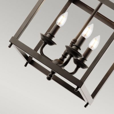 Elstead Lighting Larkin lampa wisząca 3x60 W stary brąz KL-LARKIN-P-M-OZ