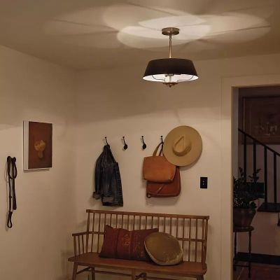 Elstead Lighting Luella lampa podsufitowa 3x40 W czarna KL-LUELLA-3P-BKB