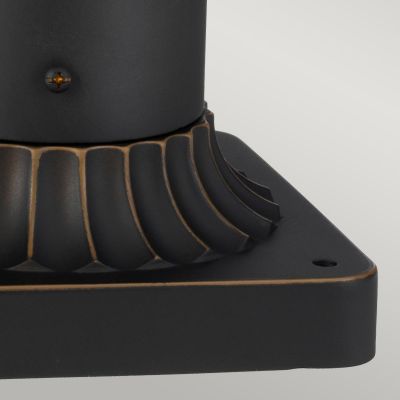 Elstead Lighting Luverne lampa stojąca zewnętrzna 1x60 W brązowa KL-LUVERNE3-M