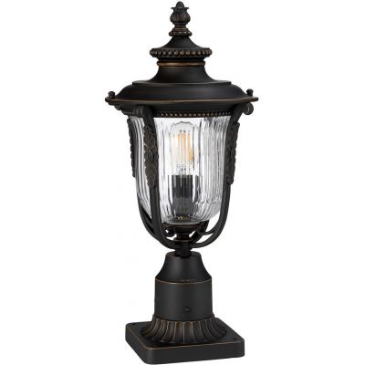 Elstead Lighting Luverne lampa stojąca zewnętrzna 1x60 W brązowa KL-LUVERNE3-M