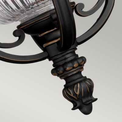 Elstead Lighting Luverne lampa wisząca zewnętrzna 1x60 W brązowa KL-LUVERNE8-M