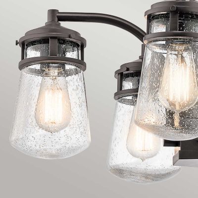 Elstead Lighting Lyndon lampa wisząca 5x60 W brązowa KL-LYNDON-5P-AZ