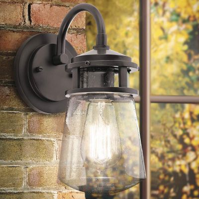 Elstead Lighting Lyndon kinkiet zewnętrzny 1x60 W brązowy KL-LYNDON2-M-AZ