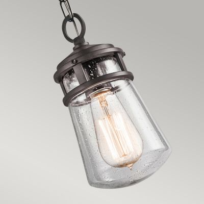 Elstead Lighting Lyndon lampa wisząca 1x60 W brązowa KL-LYNDON8-S-AZ