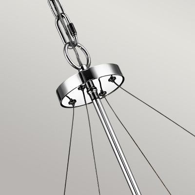 Elstead Lighting Piper lampa wisząca 6x60 W chrom polerowany KL-PIPER-6P-PC