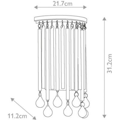 Elstead Lighting Piper kinkiet 2x60 W kawowy KL-PIPER2