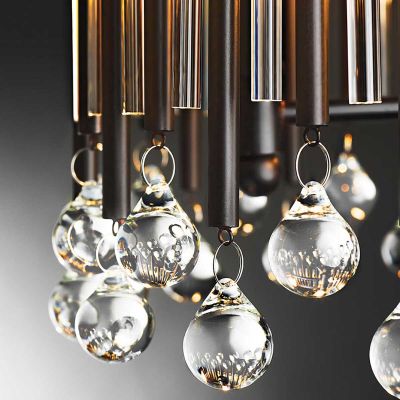 Elstead Lighting Piper kinkiet 2x60 W kawowy KL-PIPER2