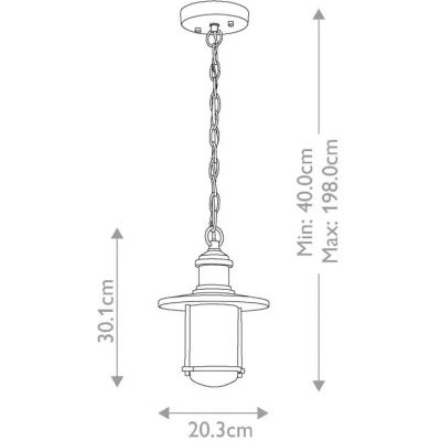 Elstead Lighting Riverwood lampa wisząca 1x60 W KL-RIVERWOOD8-M