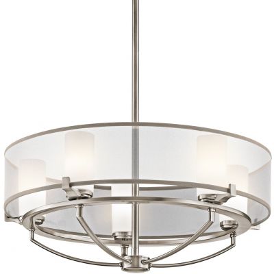 Elstead Lighting Saldana lampa wisząca 5x3 W klasyczny pewter KL-SALDANA5