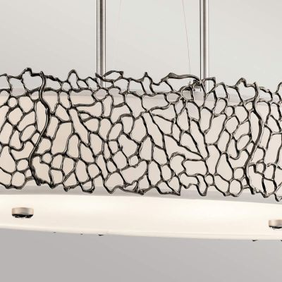 Elstead Lighting Silver Coral lampa wisząca 4x60 W KL-SILVER-CORAL-ISLE