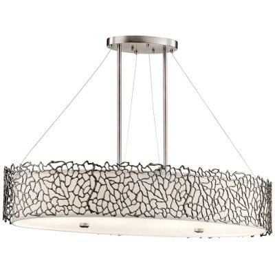 Elstead Lighting Silver Coral lampa wisząca 4x60 W KL-SILVER-CORAL-ISLE