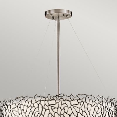 Elstead Lighting Silver Coral lampa wisząca 4x60 W KL-SILVER-CORAL-P-B