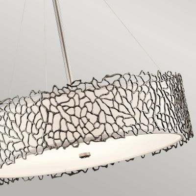 Elstead Lighting Silver Coral lampa wisząca 4x60 W KL-SILVER-CORAL-P-B