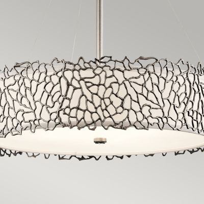 Elstead Lighting Silver Coral lampa wisząca 4x60 W KL-SILVER-CORAL-P-B