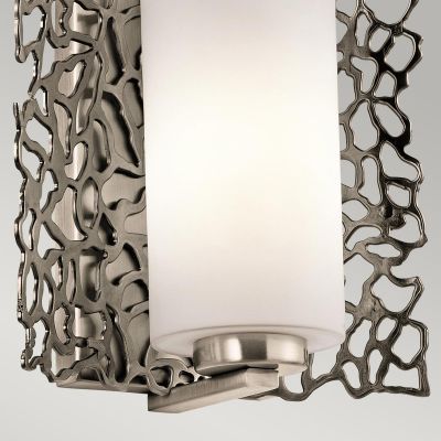 Elstead Lighting Silver Coral kinkiet 1x60 W cyna KL-SILVER-CORAL1