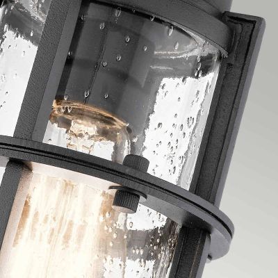 Elstead Lighting Suri lampa podsufitowa zewnętrzna 1x40 W czarna KL-SURI-F