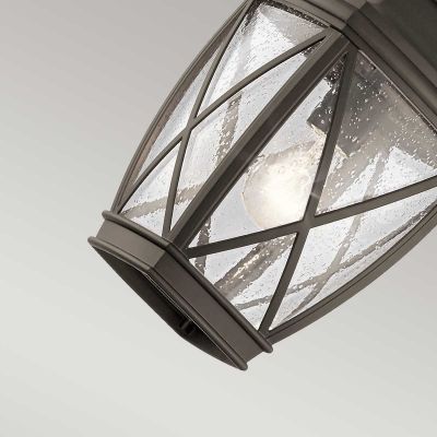 Elstead Lighting Tangier lampa wisząca zewnętrzna 1x60 W brązowa KL-TANGIER8-M
