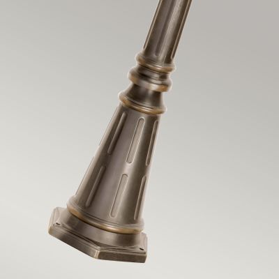 Elstead Lighting Tournai lampa stojąca zewnętrzna 3x60 W szara-brązowa KL-TOURNAI-5XL