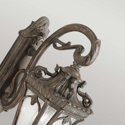 Elstead Lighting Tournai kinkiet zewnętrzny 2x60 W szary-brązowy KL-TOURNAI2-L