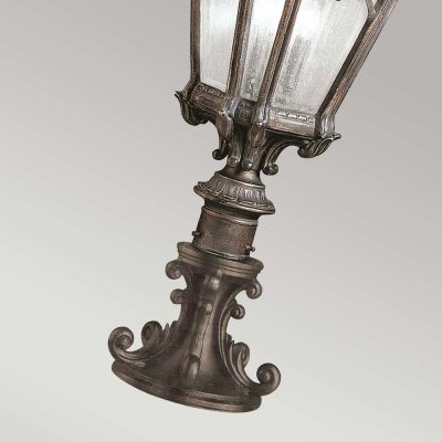 Elstead Lighting Tournai lampa stojąca zewnętrzna 2x60 W szara-brązowa KL-TOURNAI3-L