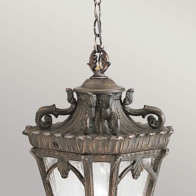 Elstead Lighting Tournai lampa wisząca zewnętrzna 1x60 W szara-brązowa KL-TOURNAI8-M