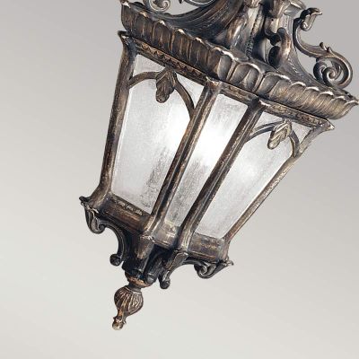Elstead Lighting Tournai lampa wisząca zewnętrzna 3x60 W szara-brązowa KL-TOURNAI8-XL