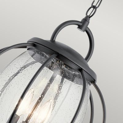 Elstead Lighting Vandalia lampa wisząca zewnętrzna 3x60 W czarna KL-VANDALIA8-L