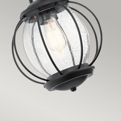 Elstead Lighting Vandalia lampa wisząca zewnętrzna 1x60 W czarna KL-VANDALIA8-M