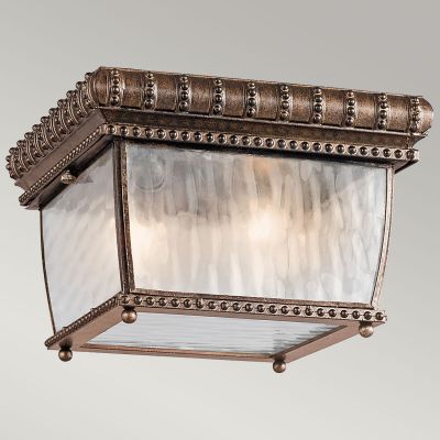 Elstead Lighting Venetian Rain lampa podsufitowa zewnętrzna 2x60 W brązowa KL-VENETIAN-F
