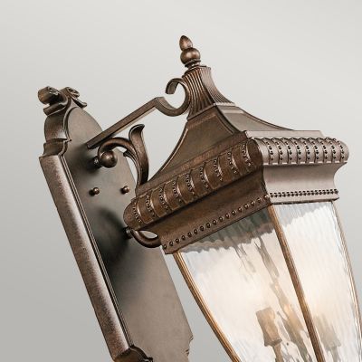 Elstead Lighting Venetian Rain kinkiet zewnętrzny 3x60 W brązowy KL-VENETIAN2-L