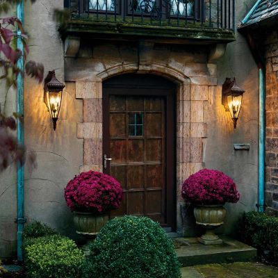 Elstead Lighting Venetian Rain kinkiet zewnętrzny 2x60 W brązowy KL-VENETIAN2-M