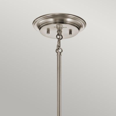 Elstead Lighting Waverly lampa wisząca 1x60 W cyna KL-WAVERLY-MP-CLP